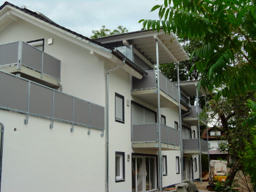 Neubau, Fürstenfeldbruck, Mehrfamilienwohnhaus, Referenz, Architektur, Balkone